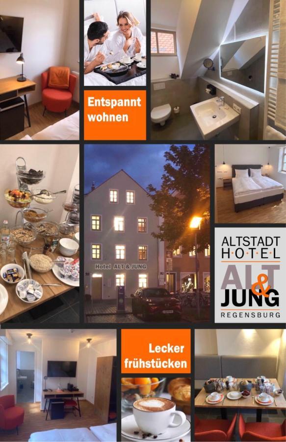 Altstadthotel Alt & Jung レーゲンスブルク エクステリア 写真